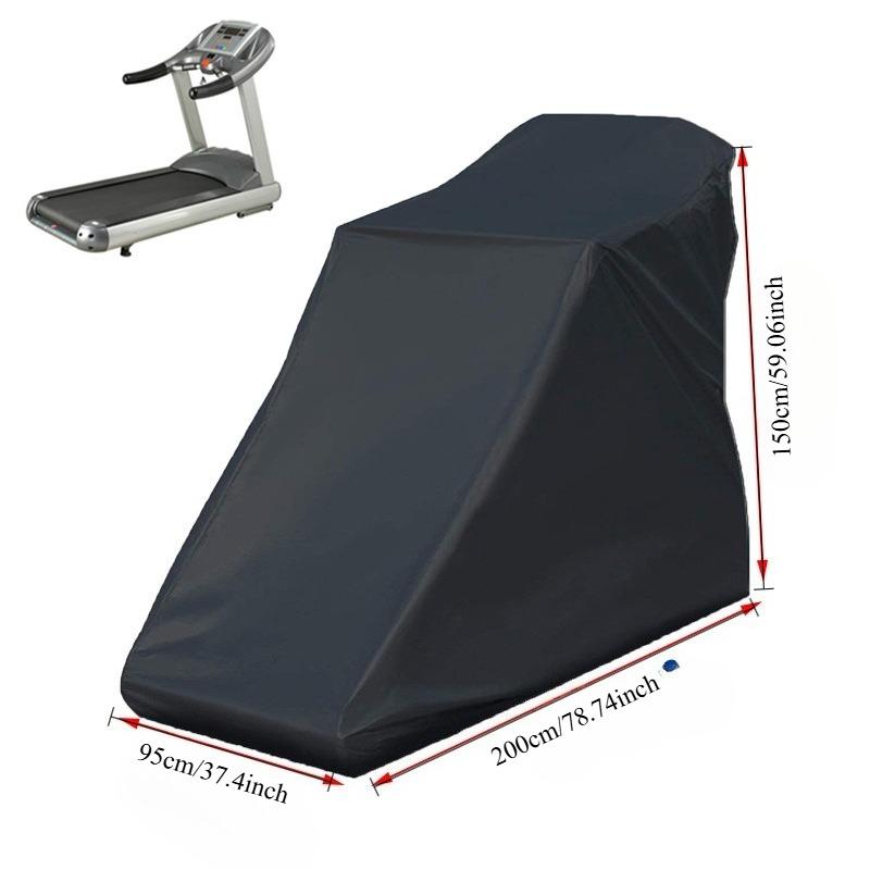 Outdoor Treadmill Cover Black Oxford Waterproof Dustproof Running Machine Protector