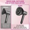 Ugello Diffusore New Wave+Curl per Asciugacapelli Dyson Supersonic HD01 HD02 HD03 HD04 HD08 HD15 HD16 Accessori, Parti di Ricambio No 973924-01