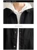 Men's Casual Black Loose-Fit Lapel Jacket with Drop Shoulder Sleeves for Spring and Autumn