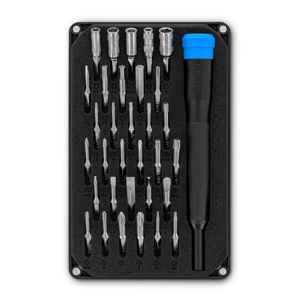 The iFixit Moray Screwdriver Kit is small enough to keep in your kitchen car or toolbox for maximum repair Portable drawer, dashboard, utility.