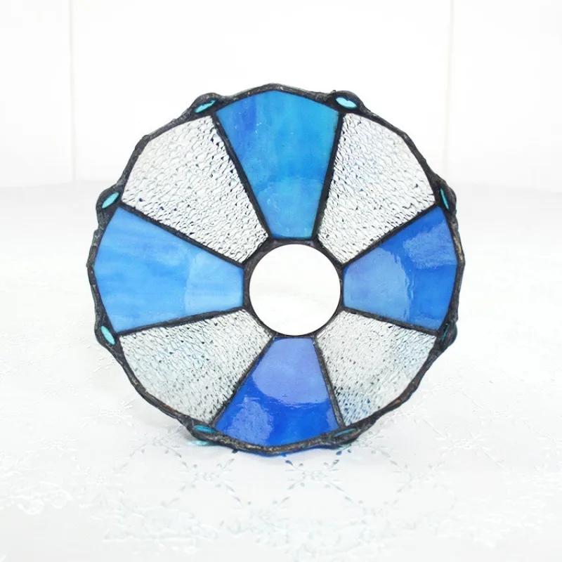 Tiffany Stained Glass Lampshade for E27 Holder Table Lamp Pendant Lights Ceiling Lighting Wall Sconce Fixtures Only Lampshade