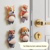 Chubby Shiba Inu Decompression Toy & Cute Car Bumper Sticker Set