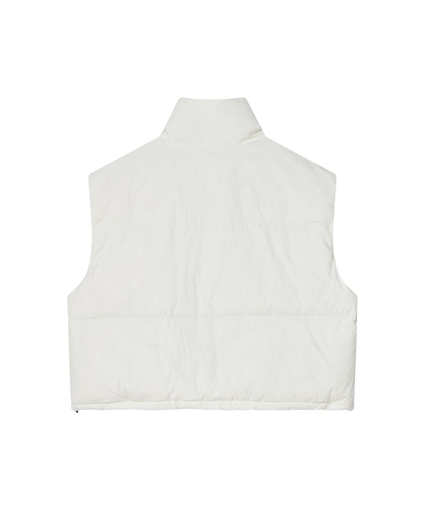 The Green Lab Semi-Overfit String Padded Vest [Ivory]