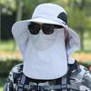 1pc Sunshade Fisherman's Hat Neck Protection Integrated Fishing Hiking Cap Outdoor Breathable Wide Brim Hat