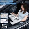 HYTARSEIDO Car Steering Angle Car Table with Side Vehicle Multifunctional Tray for PC and Strong Load Capacity Table, Wheel/Driver's Seat, 9-Position