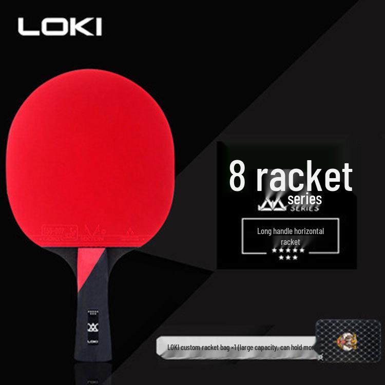 LOKI Paletă Tenis de Masă Thor Seria E6 - Antrenament Joc în Buclă & Atac Rapid, Început Ușor (7, 8, 9 Stele)