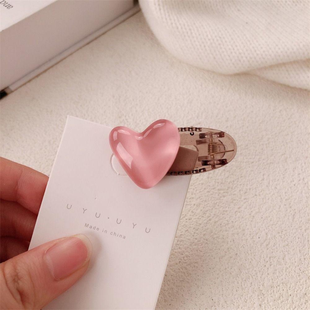 Dopamine Hairpin Heart-shaped Broken Clip Cute Hair Clips