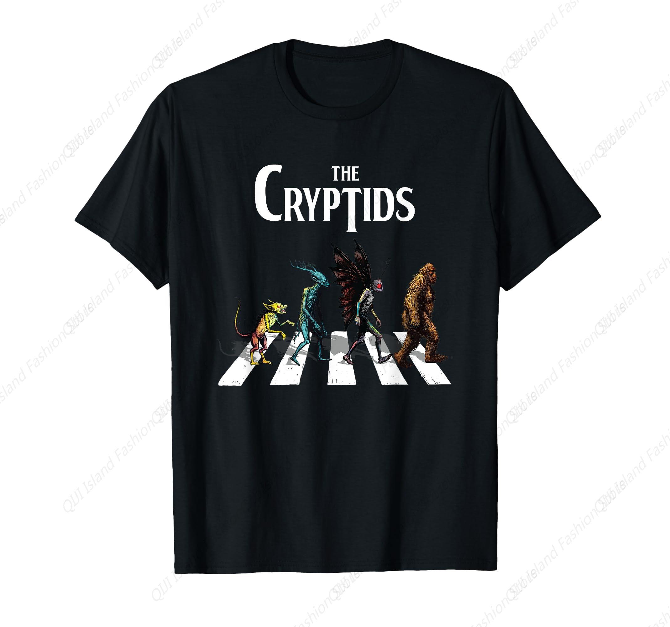 The Cryptids Bigfoot MothUnisex Wendigo Chupacabra Creatures TShirt S