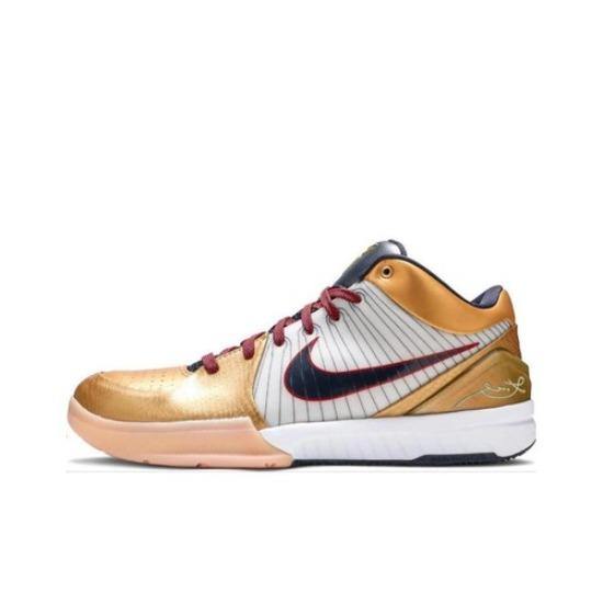 Nike Zoom Kobe 4 Protro Gold Medal Low Top Basketball Shoes Men'S FQ3544-100