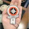 2d Acrylic Compass Support Stick Rocking Music Keychain Pendant Accessory