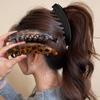 Acetic Acid Acetate Banana Clip Large Size Hairpin Creative Leopard Print Hair Clip  Daily