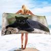 Animal Leopard Print Series Seaside Vacation Beach Towel Swimming Bath Towel Sports Towel