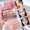 Palette Ombretti Tonalità Terra Stile Coreano: 16 Tonalità Opache, Brillanti e Glitterate - Facili per Principianti e Convenienti