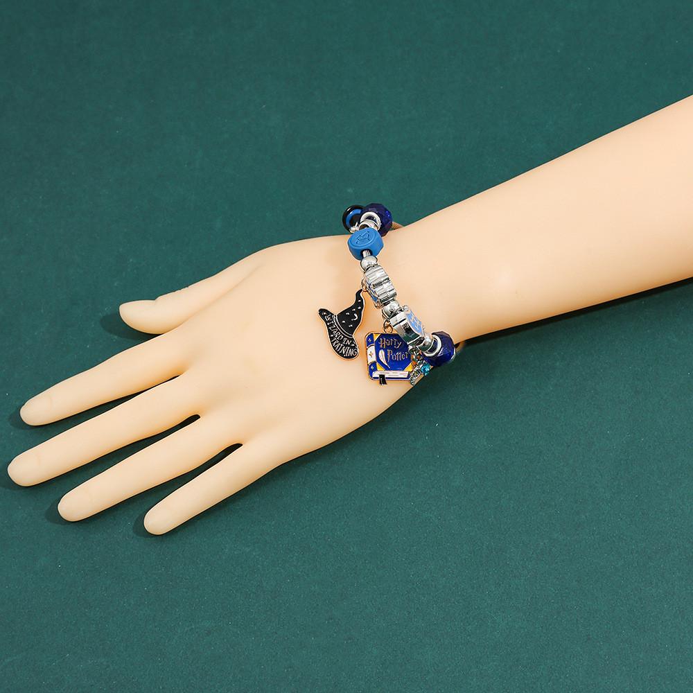 Braccialetto Charm Edizione da Collezione Harry Potter Con Ciondolo in Lega di Zinco Per Regalo