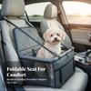 Portable Pet Reinforced Anti-Collapse Construction, Padded, Car Seat with Mesh