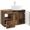 Bathroom Furniture Set 2 Pcs. Reclaimed Wood Engineered Wood
