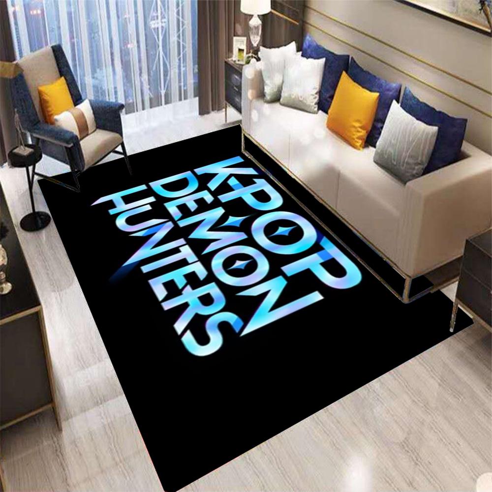 

K-pop Demon Hunters Area Rugs for Living Room Living Room Bedroom Geometric Style Rugs for Room Dorm Room Home Decor Carpets 50X80CM