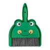 2Pcs/Set Small Broom Dustpan Set Cartoon Rabbit Bear Frog Pattern Keyboards Cleaning Mini Broom Dustpan Set