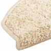 Self Adhesive Stair Protectors Semi Circular 15 Pcs Light Brown