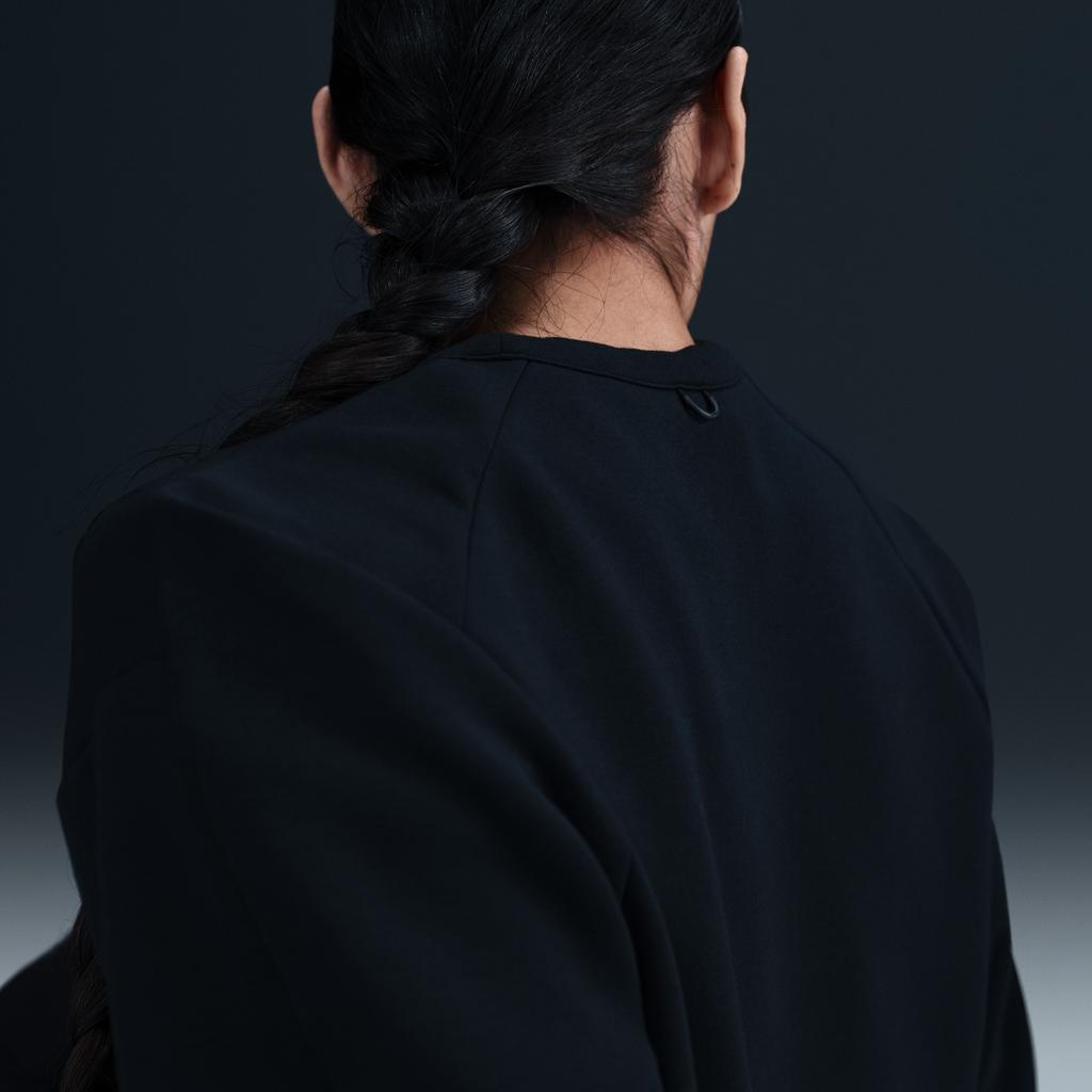 Nike Dri-Fit 24.7 Series Ležérní Jednoduchá Mikina s Kulatým Výstřihem a Dlouhým Rukávem Pánská mikina Černá Tmavě kouřově šedá HQ6965-010