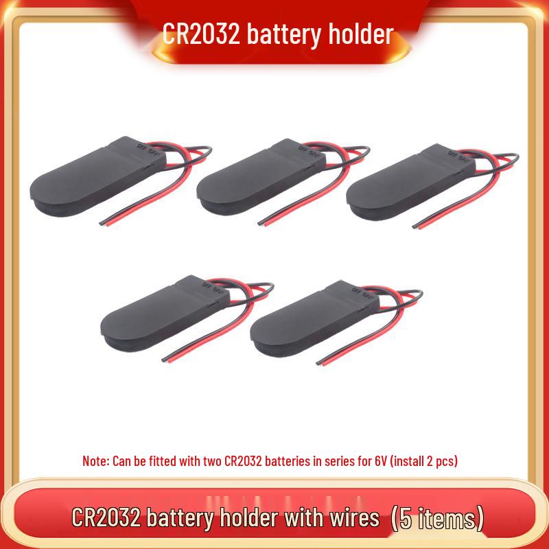 3V Coin Battery Holder for CR2032, CR1220, CR1632, CR2450 - Spring Contact SMD Connector