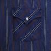 ELY CATTLEMAN 80s vintage Striped Pattern Short sleeve Western shirt Men's Used