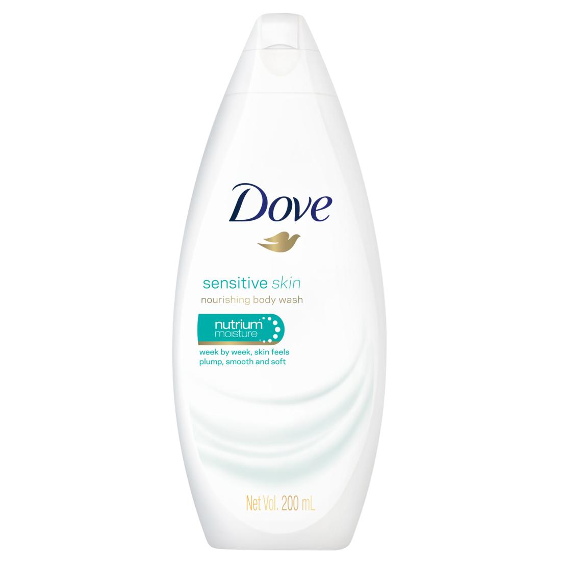 Dove Sensitive Skin Body Wash 200ml 1ea