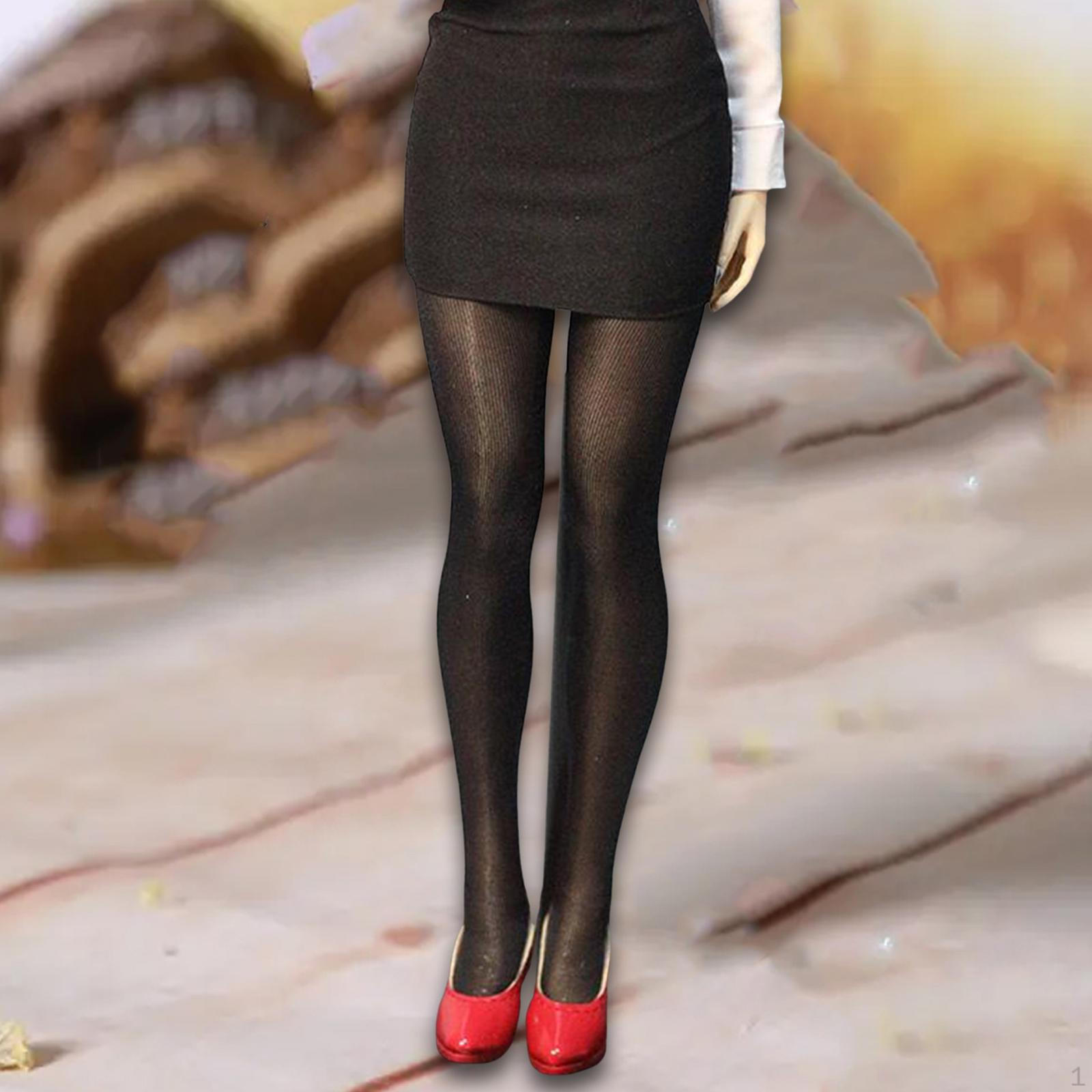 

1/6 Женские леггинсы чулки кукольная одежда DIY стилизация наряд костюм аксессуары для 12 Black