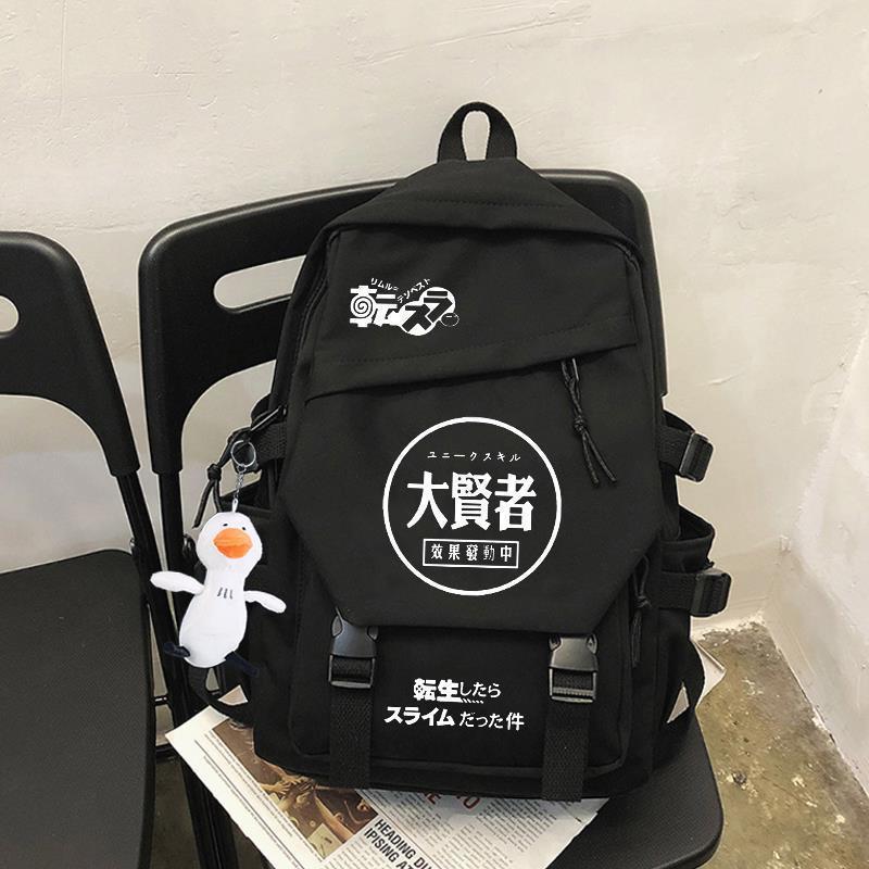 About My Reincarnation Into A Slime, Backpack, Anime Periphery, Boys And Girls, Junior High School Students, Schoolbags
