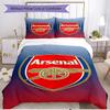 3pcs Duvet Cover Set (1*Duvet Cover + 2*Pillowcase, Without Core), Football team.C Print Soft All‑Season Bedding Set, Home Bedroom Decor Gift