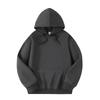 Autumn and Winter New Pure Cotton Solid Color Loose Casual Sports Jacket with Thick Fleece Hooded Sweatshirt