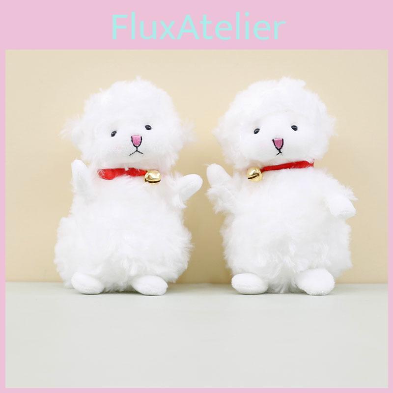 Soft Plush Sheep Keychain Lovable Fluffy Lamb Figurine With Pp Cotton Filling
