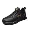Spring Men's Shoes New Breathable Waterproof and Non-slip Shoes Men's Trendy Versatile Platform Sports and Leisure Trendy Shoes