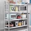 Beifu 4-Tier Carbon Steel Kitchen Storage Shelf