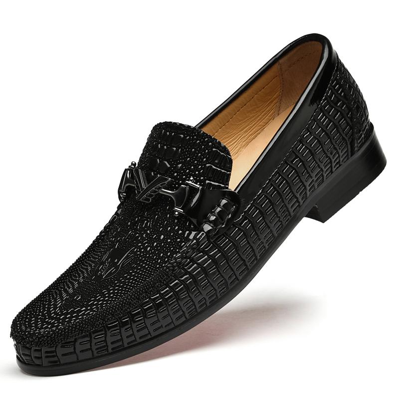 

Big Size 46 47 Men Loafers Luxury Brand Shoes High Quality Slip-ons Leather Casual Shoes Mocassin Homme Mocasines Hombre 36