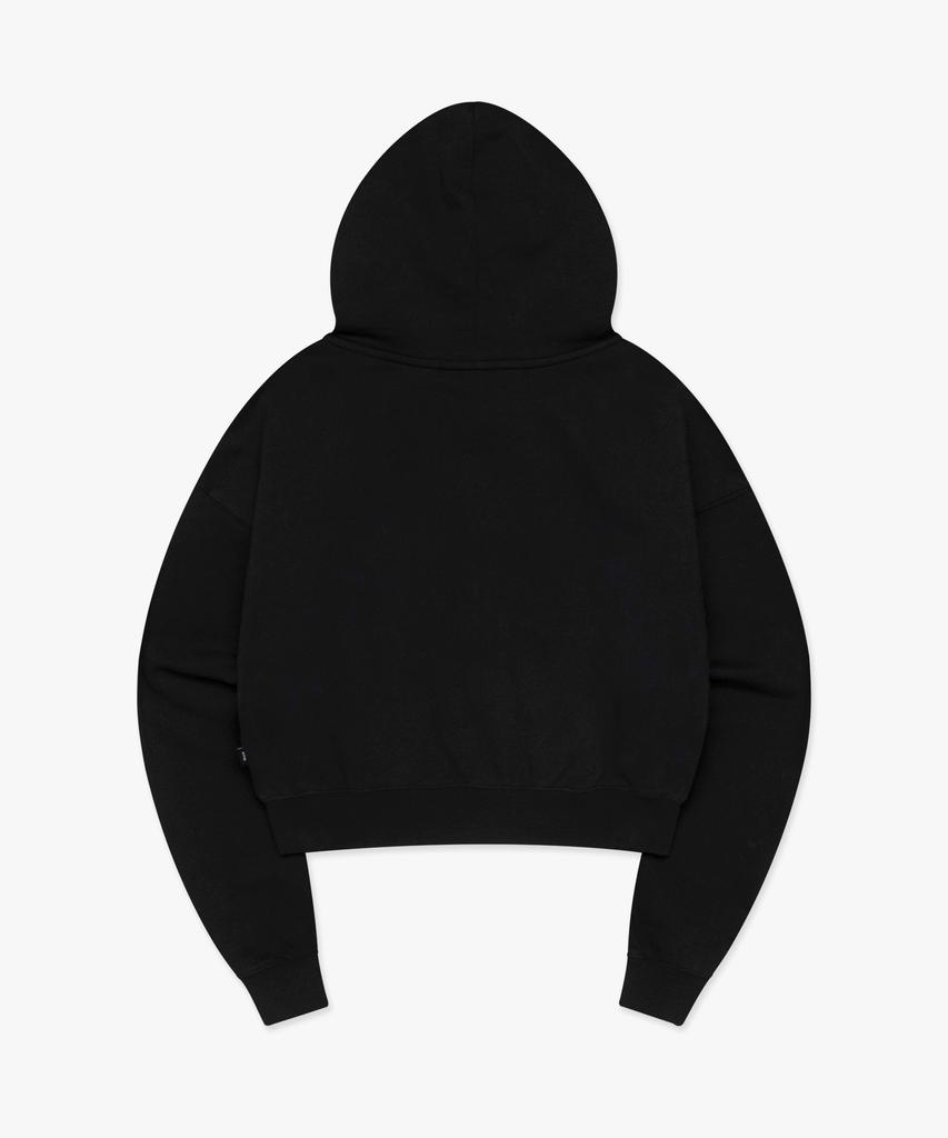 Lmc Wm Og Cropped Zip-Up Hoodie Black