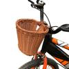 Coș de Bicicletă pentru Copii Coș de Ghidon Față pentru Copii Coș din Ratan Plastic pentru Coș de Marfă Depozitare pentru Bicicletă