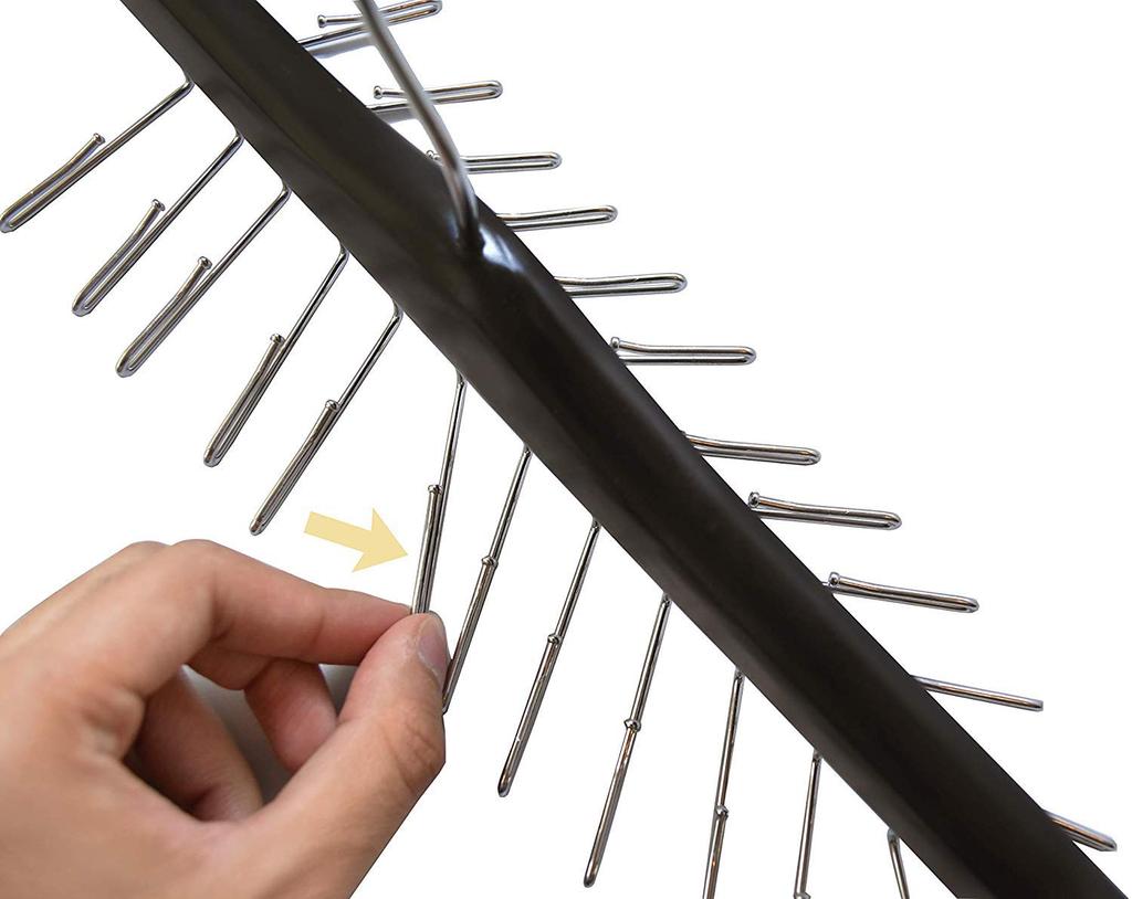 Konten Necktie Hanger Belt Hanger Holds 24 Underwear Wooden Hanger with Ample Storage Black - Ties, Belts, Scarves, Camisoles, - - Non-Slip -