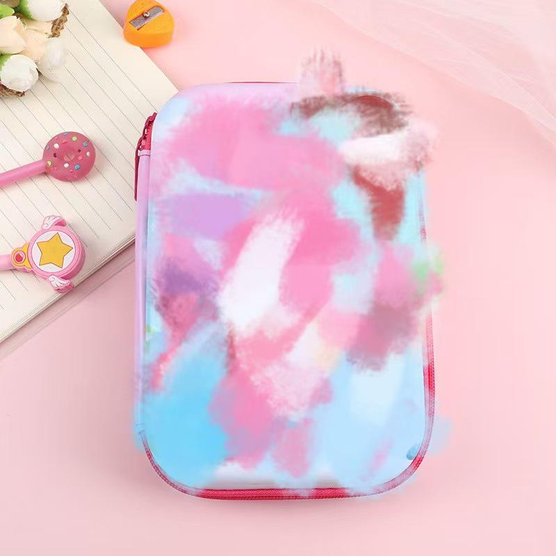 Cartoon Astronaut Large Capacity Pencil Case - Multi-purpose EVA Pencil Box for Kids