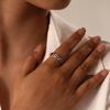 Fashion Twist Rings for Women,Silver Color Simple Stylish Girls Wedding Party Accessories,Daily Versatile Adjustable Jewelry