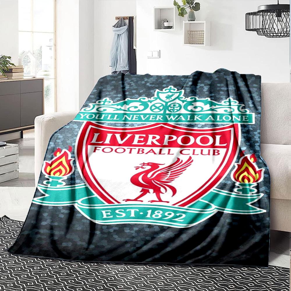 Liverpool Blanket Soft Warm Cozy Perfect for Office Couch Chair for All Seasons Digital Print Ideal Gift for Friends Family Couples Picnic