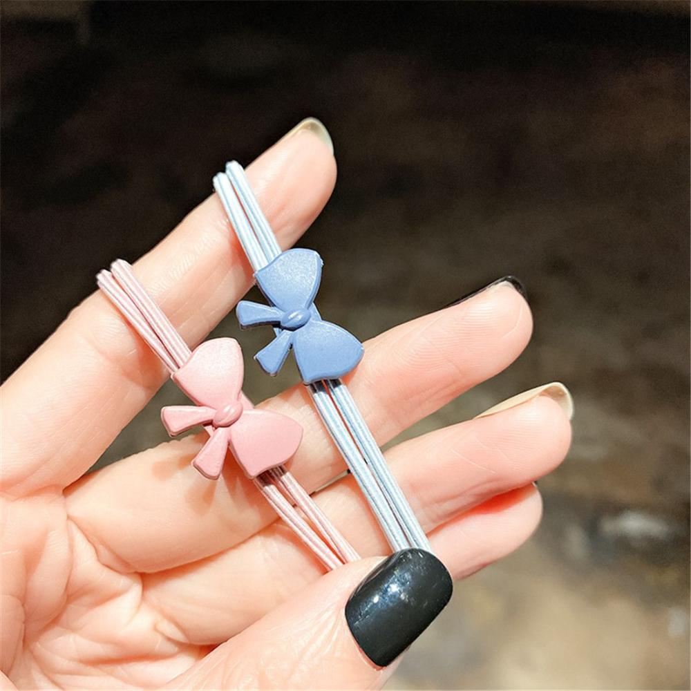 Cute Women Girl High Elastic Bow Hair Tie Rope Hair Ring