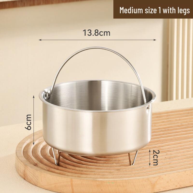 ZISIZ Mini Stainless Steel Steamer Pot