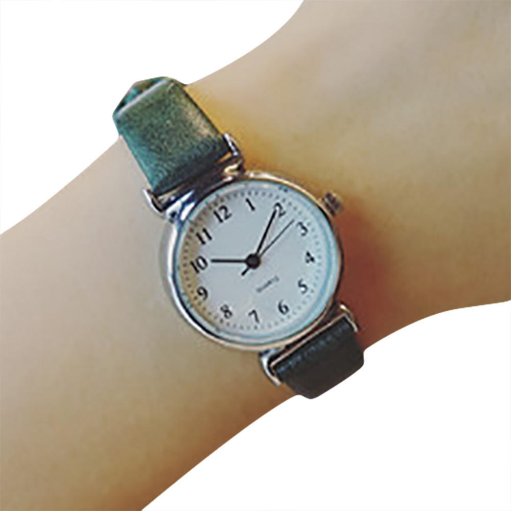 

Women Quartz Analog Wrist Small Dial Delicate Watch Luxury Business Watches зелений