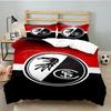3PCS Eagle Symbol Frei-burg Football Bedding set,Ideal for1pc Duvet Cover And 2pcs Pillowcases Perfect for Christmas gift,Ideal for Bedroom,Dormitory
