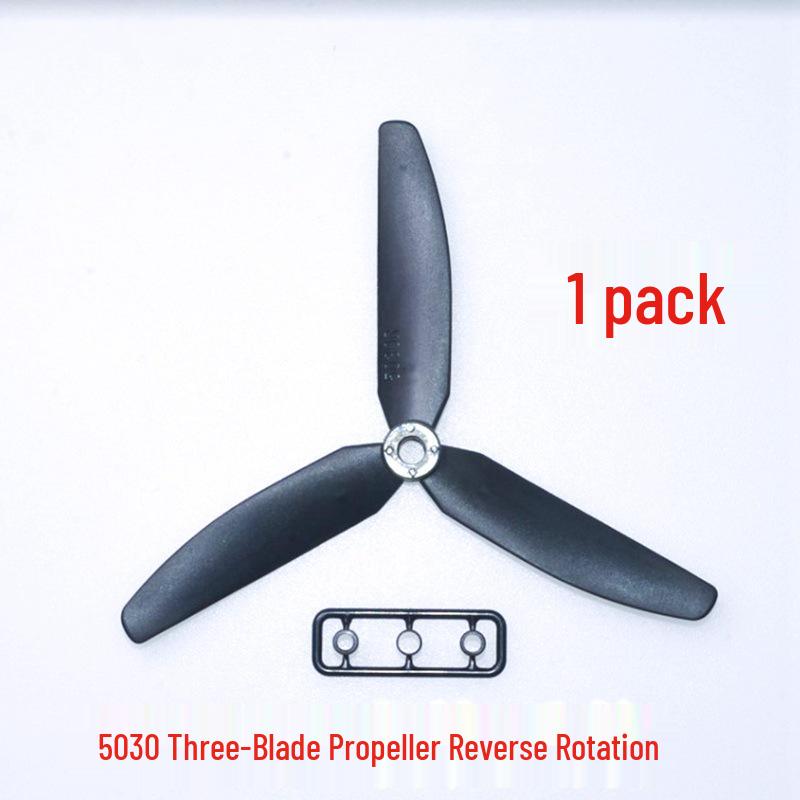 Fixed-Wing Quadcopter with Forward/Reverse 5-7 inch Tri-Blade Propellers - Remote Control Model Airplane