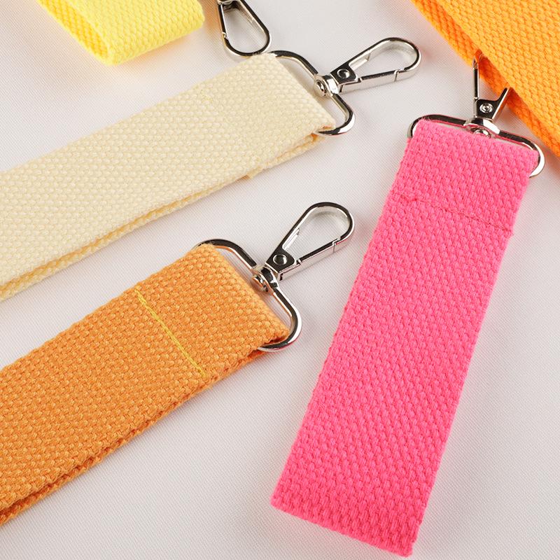 Korean Ins Style Macaron Color Handmade Name Tag Anti-Lost Keychain Strap