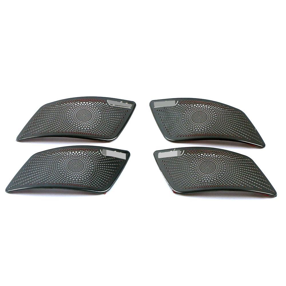 

Для GWM Tank 300 2024 2024 Внутренняя ручка двери Динамик Аудио Громкоговоритель Крышка Отделка Аксессуары для интерьера Крышка из нержавеющей стали чёрный