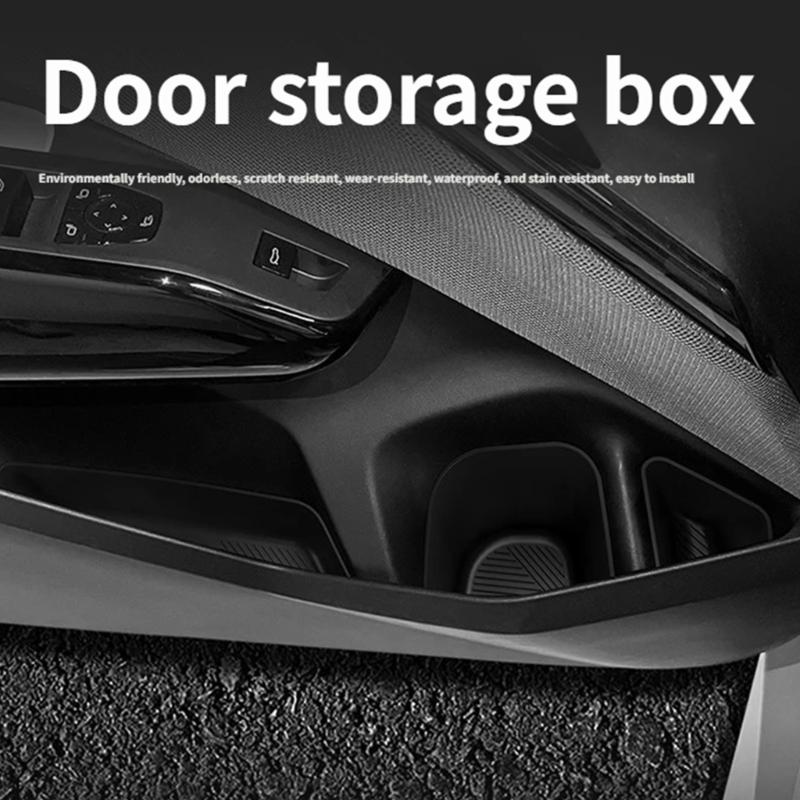 10pcs Vehicle Door Side Storage Boxes Fro 2025 Feature Easy Installation and Multiple Compartments for Car Interior