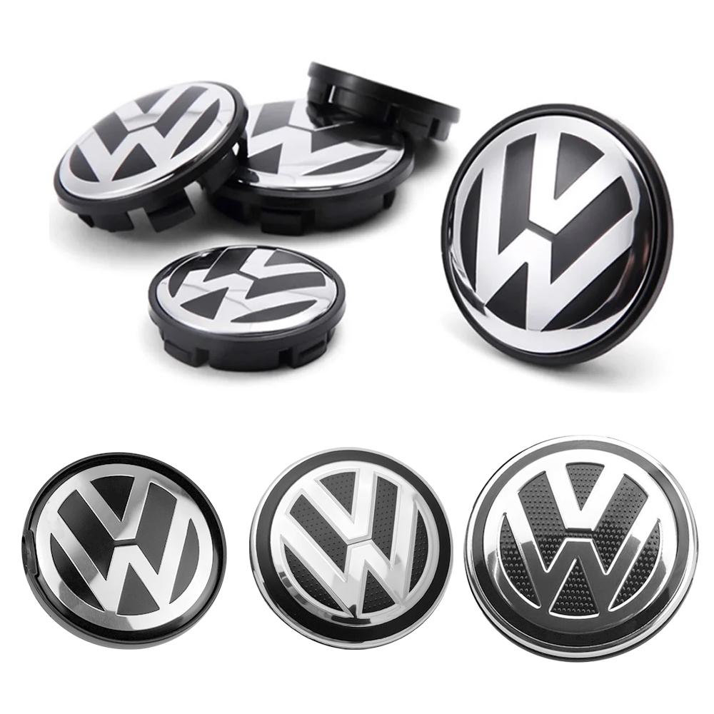 DIG1 60mm 4pcs Wheel Center Hub Caps 55mm 56mm 65mm 70mm Wheel Cover For VW Polo Golf 4 5 6 7 Touran CC Passat B5 B6 B7 Accessories